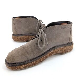Birkenstock Dundee Suede Chukka Boots Taupe Cork Midsole Desert Men Size 43